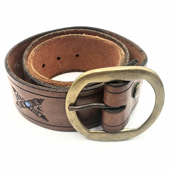 Brown boho southwestern belt s-l400.jpg main image 4